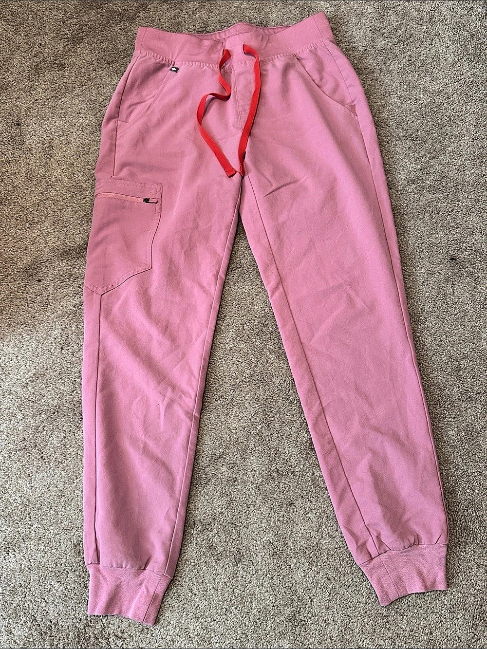 FIGS Zamora Jogger Scrub Pants Pink